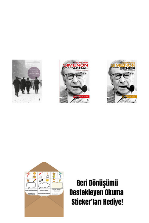 Everest Yayınları Kirliydi Kar + Manhattan'Da Üç Oda + Ormandaki Deli + Okuma Sticker'Ları