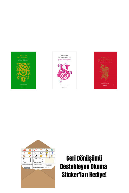 Alfa Yayıncılık Kuru Gürültü (Ciltli) + Şirret Evcilleşmesi + Fırtına + Okuma Sticker'Ları
