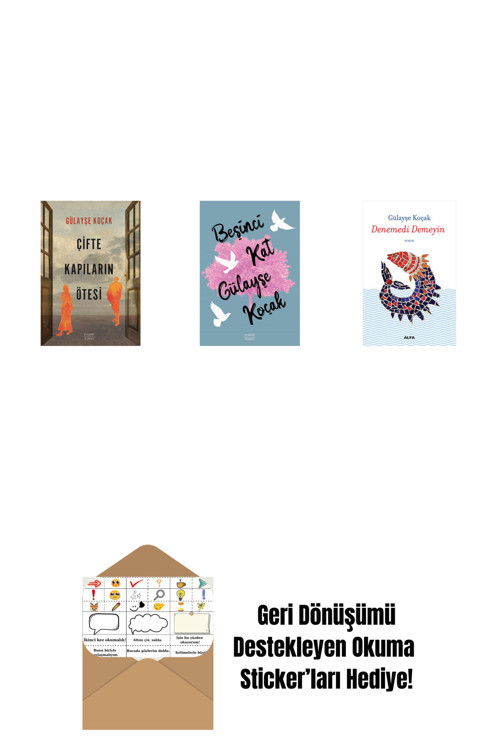Alfa Yayıncılık Çifte Kapıların Ötesi + Beşinci Kat + Denemedi Demeyin + Okuma Sticker'Ları