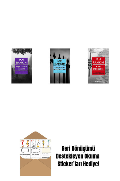 Alfa Yayıncılık Başkasının Mezarı + Çıkış Müziği + Kan Meselesi + Okuma Sticker'Ları