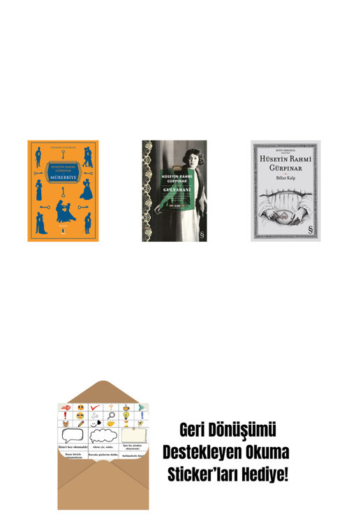Everest Yayınları Mürebbiye + Gulyabani (Cep Boy) + Billur Kalp + Okuma Sticker'Ları
