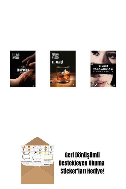 Everest Yayınları The Companion + Refakatçi + Yıldız Yaralanması + Okuma Sticker'Ları