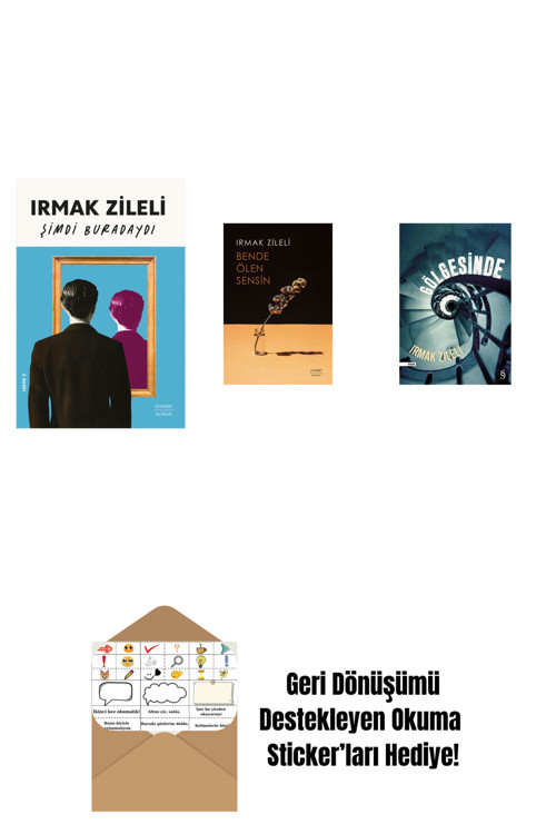 Everest Yayınları Şimdi Buradaydı + Bende Ölen Sensin + Gölgesinde + Okuma Sticker'Ları