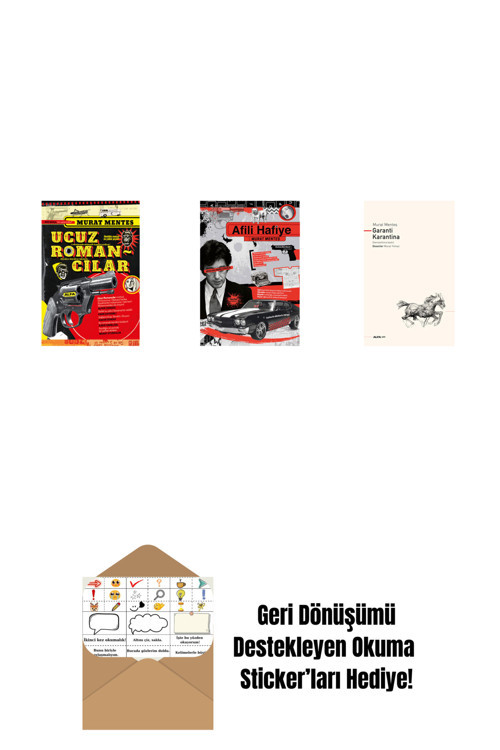 Alfa Yayıncılık Ucuz Romancılar + Afili Hafiye + Garanti Karantina + Okuma Sticker'Ları