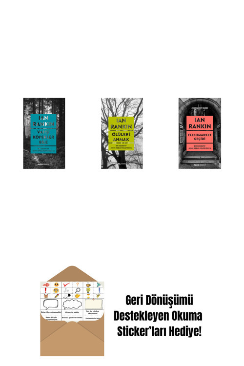 Alfa Yayıncılık Vahşi Köpekler Bile + Ölüleri Anmak + Fleshmarket Geçidi + Okuma Sticker'Ları