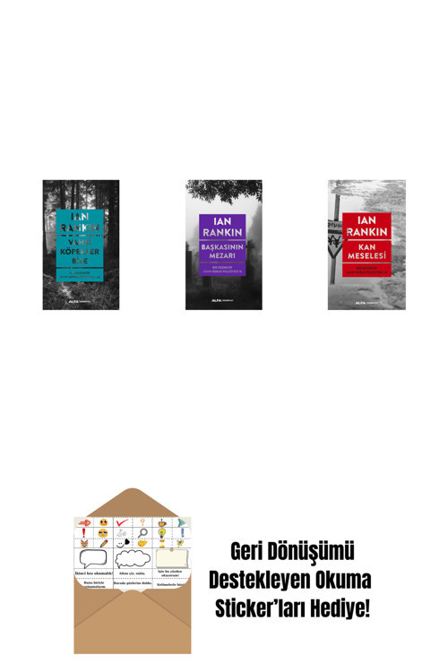 Alfa Yayıncılık Vahşi Köpekler Bile + Başkasının Mezarı + Kan Meselesi + Okuma Sticker'Ları