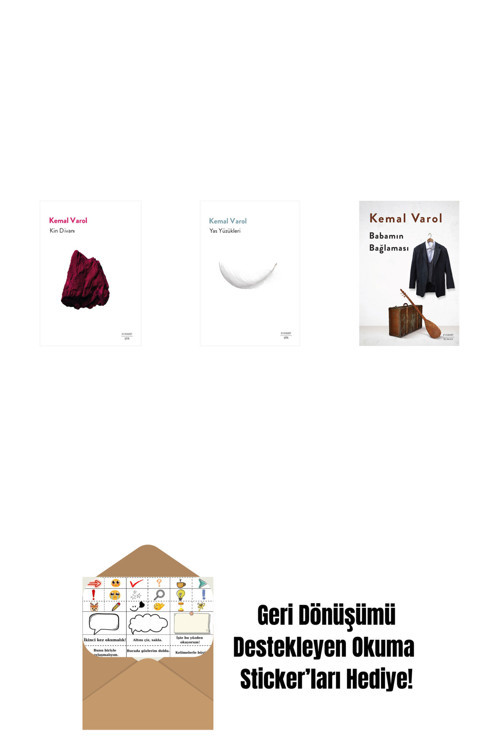 Everest Yayınları Kin Divanı + Yas Yüzükleri + Babamın Bağlaması (Ciltli) + Okuma Sticker'Ları