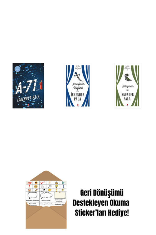Alfa Yayıncılık A-71 + Jennifer’In Düğünü (Ciltli) + Süleyman (Ciltli) + Okuma Sticker'Ları