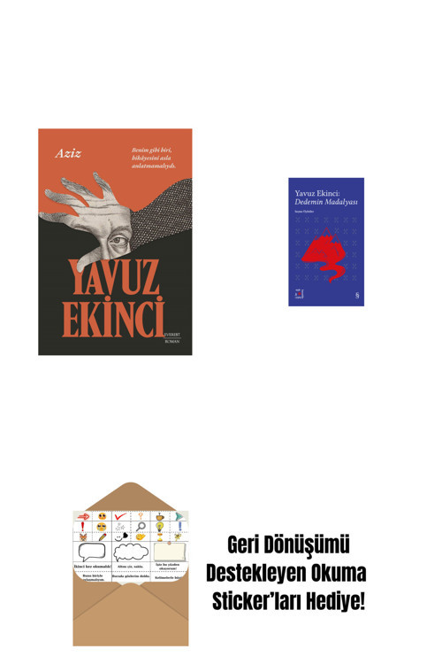 Everest Yayınları Aziz + Everest Açıkhava 39 - Dedemin Madalyası + Okuma Sticker'Ları