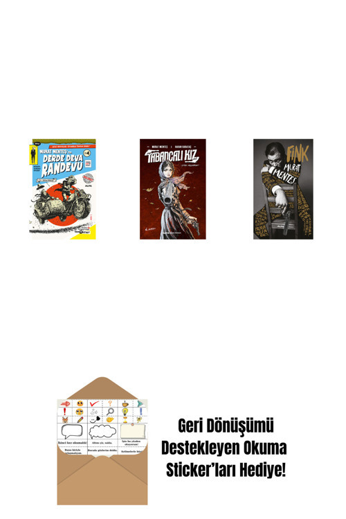 Alfa Yayıncılık Derde Deva Randevu No- 4 + Tabancalı Kız + Fink (Ciltli) + Okuma Sticker'Ları