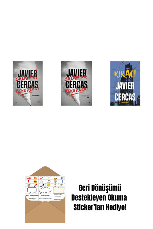 Everest Yayınları Salamina Askerleri + Salamina Askerleri (Ciltli) + Kiracı + Okuma Sticker'Ları