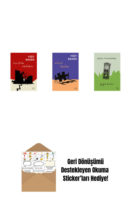 Everest Yayınları Kırılma Noktası + Eksik Taşlar + Öteki Kuruntular + Okuma Sticker'Ları