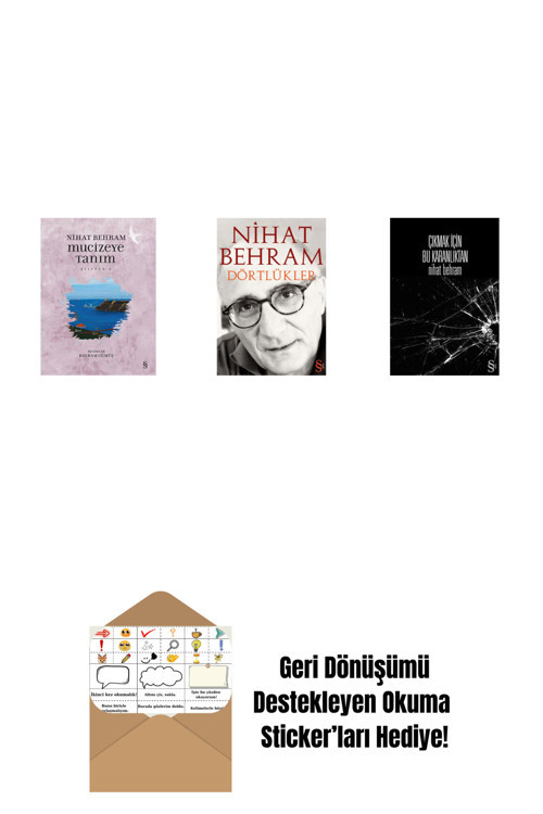 Alfa Yayıncılık Mucizeye Tanım + Dörtlükler + Çıkmak İçin Bu Karanlıktan + Okuma Sticker'Ları