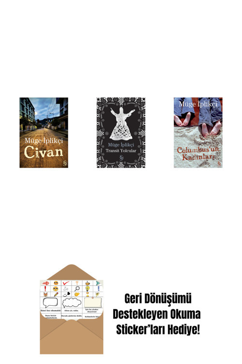 Everest Yayınları Civan + Transit Yolcular + Columbus'Un Kadınları + Okuma Sticker'Ları