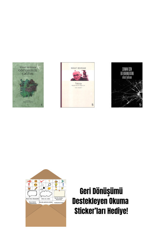 Alfa Yayıncılık Gözyaşının Çağrısı + Tekzip + Çıkmak İçin Bu Karanlıktan + Okuma Sticker'Ları