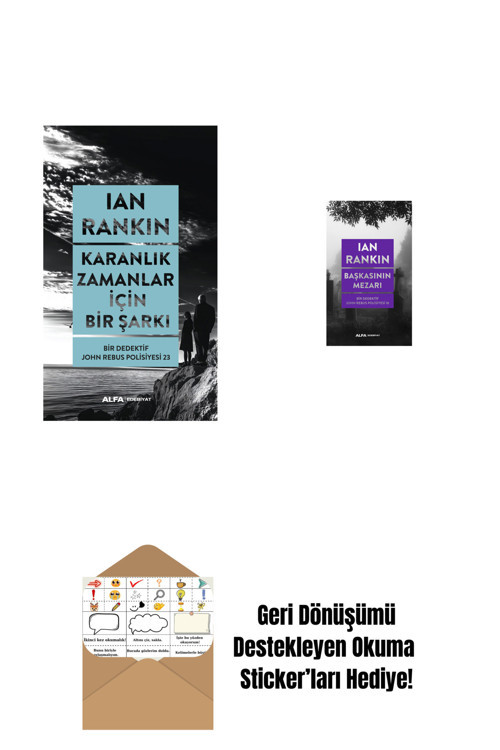 Alfa Yayıncılık Karanlık Zamanlar İçin Bir Şarkı + Başkasının Mezarı + Okuma Sticker'Ları