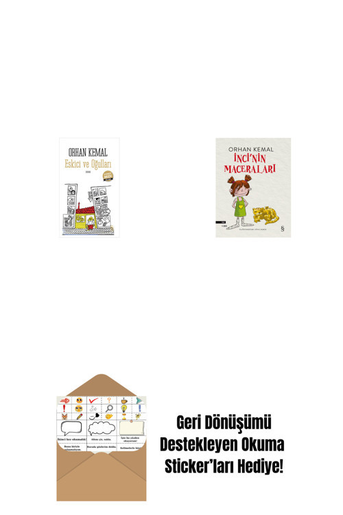 Everest Yayınları Eskici Ve Oğulları (Midi Boy) + İnci'Nin Maceraları + Okuma Sticker'Ları