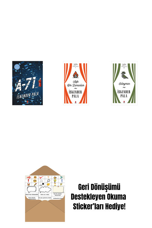 Alfa Yayıncılık A-71 + Aşk Bir Zamanlar (Ciltli) + Süleyman (Ciltli) + Okuma Sticker'Ları