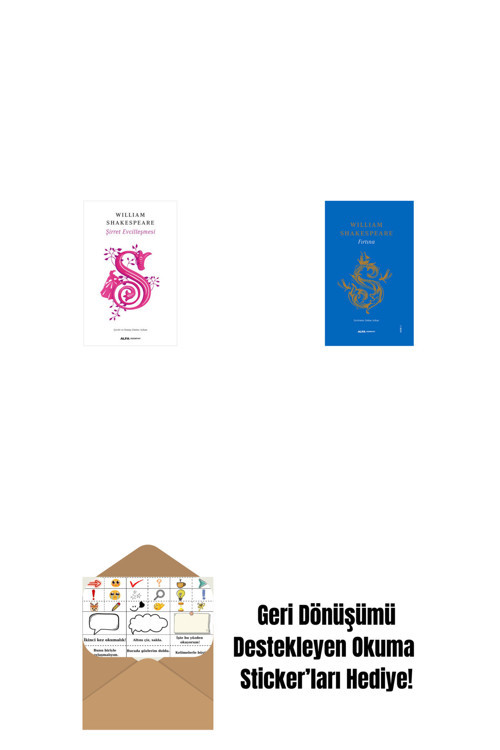 Alfa Yayıncılık Şirret Evcilleşmesi + Bir Yazdönümü Gecesi Rüyası (Ciltli) + Okuma Sticker'Ları