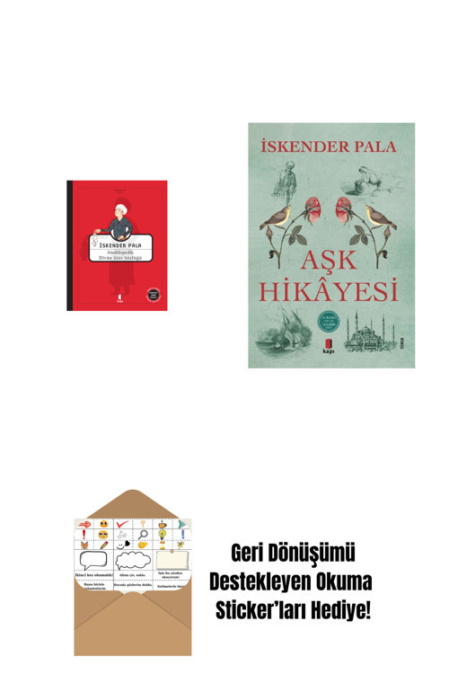 Alfa Yayıncılık Ansikolopedik Divân Şiiri Sözlüğü (Ciltli) + Aşk Hikâyesi + Okuma Sticker'Ları
