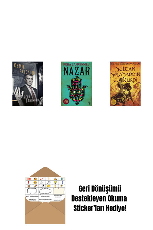 Everest Yayınları Cemil Reloaded + Nazar + Sultan Selahaddin El Kürdi + Okuma Sticker'Ları