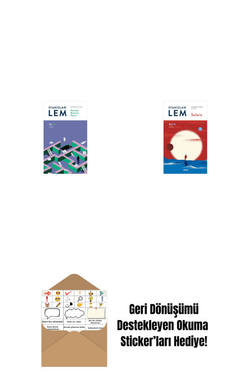 Alfa Yayıncılık Küvette Bulunan Günce (Sl14) + Solaris - Sl10 (Ciltli) + Okuma Sticker'Ları