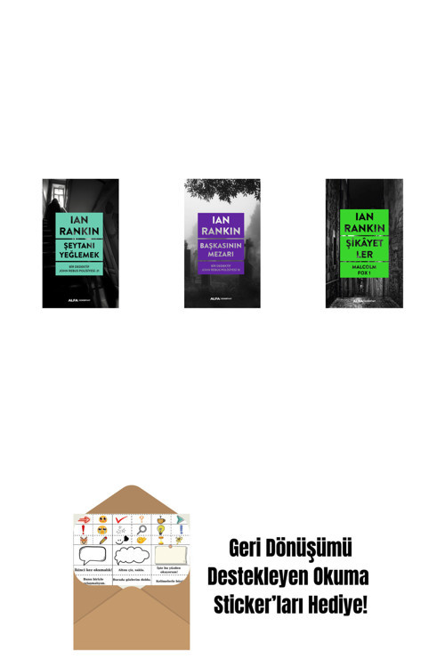 Alfa Yayıncılık Şeytanı Yeğlemek + Başkasının Mezarı + Şikâyetler + Okuma Sticker'Ları