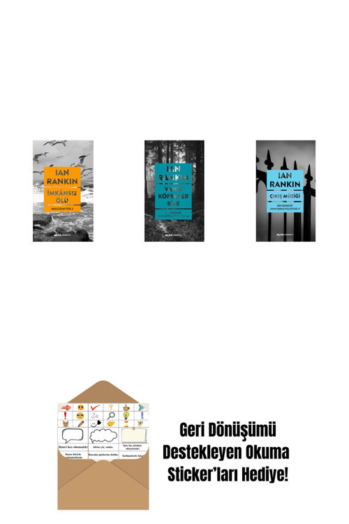 Alfa Yayıncılık İmkânsız Ölü + Vahşi Köpekler Bile + Çıkış Müziği + Okuma Sticker'Ları