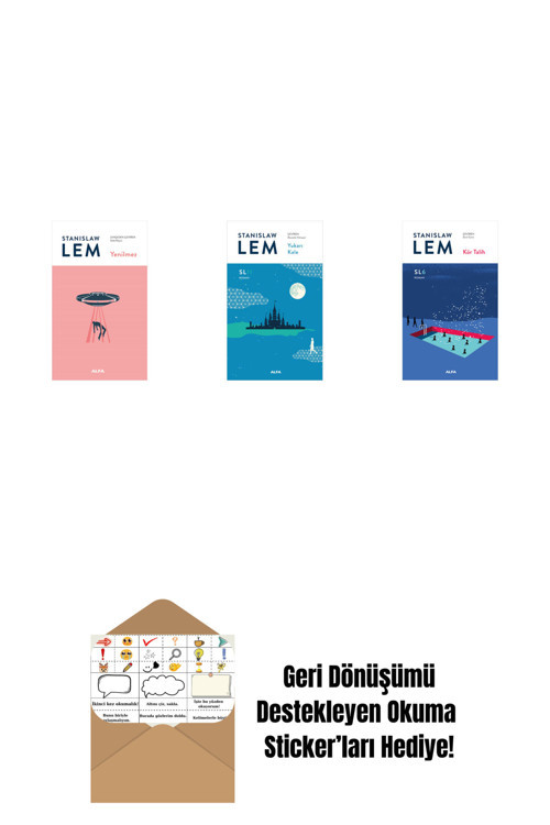 Alfa Yayıncılık Yenilmez + Yukarı Kale (Sl11) + Kör Talih (Sl6) + Okuma Sticker'Ları