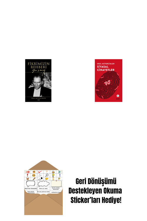 Alfa Yayıncılık Fikrimizin Rehberi (Ciltli) + Siyasal Cinayetler + Okuma Sticker'Ları