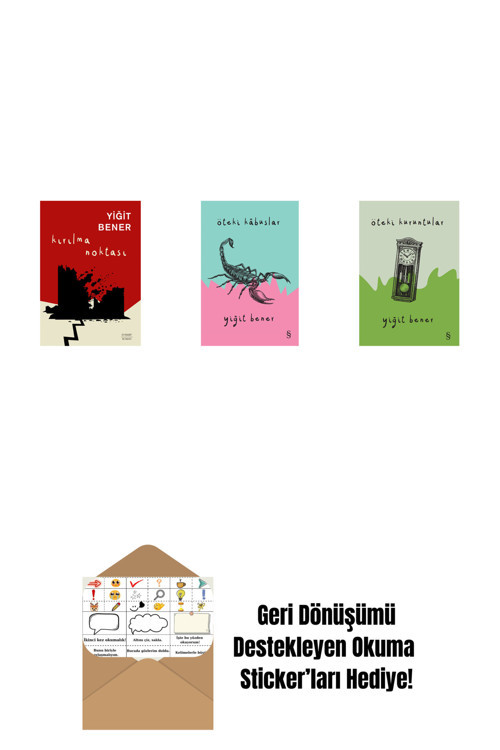 Everest Yayınları Kırılma Noktası + Öteki Kabuslar + Öteki Kuruntular + Okuma Sticker'Ları