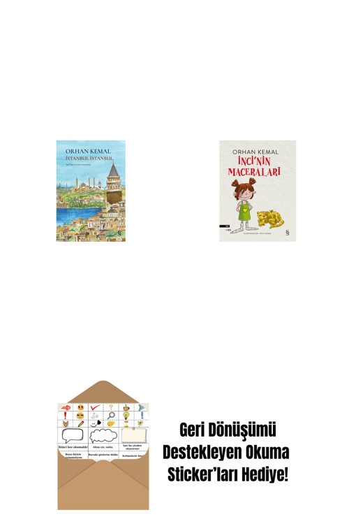 Everest Yayınları İstanbul İstanbul (Ciltli) + İnci'Nin Maceraları + Okuma Sticker'Ları