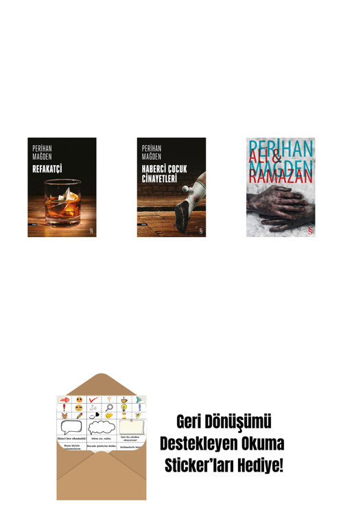 Everest Yayınları Refakatçi + Haberci Çocuk Cinayetleri + Ali And Ramazan + Okuma Sticker'Ları