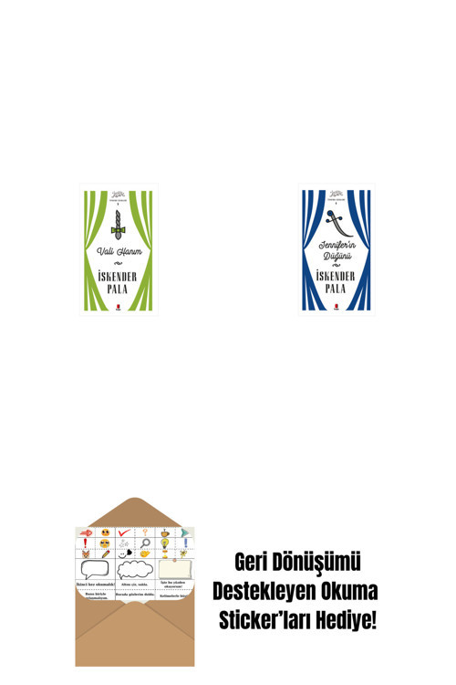 Alfa Yayıncılık Vali Hanım (Ciltli) + Jennifer’In Düğünü (Ciltli) + Okuma Sticker'Ları