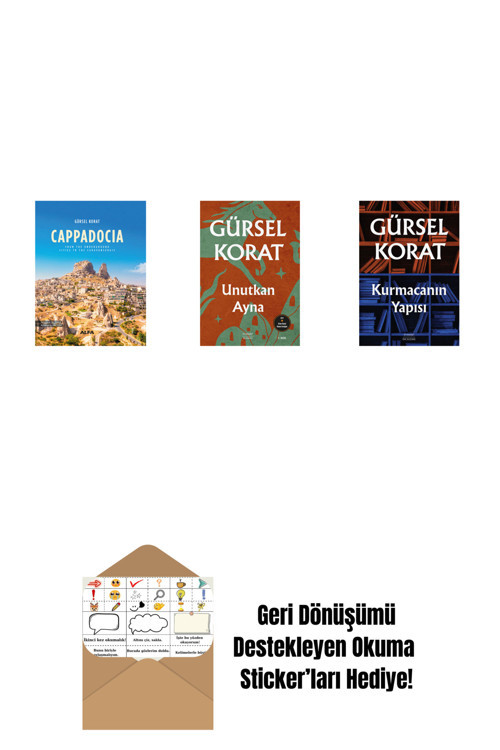 Everest Yayınları Cappadocia (Ciltli) + Unutkan Ayna + Kurmacanın Yapısı + Okuma Sticker'Ları