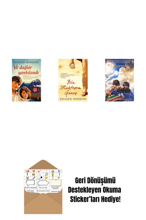 Everest Yayınları Ve Dağlar Yankılandı + Bin Muhteşem Güneş + Uçurtma Avcısı + Okuma Sticker'Ları