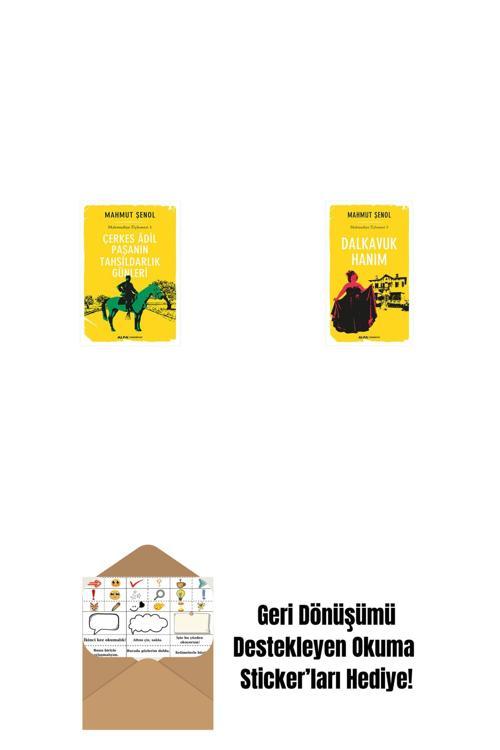 Alfa Yayıncılık Çerkes Âdil Paşanın Tahsildarlık Günleri + Dalkavuk Hanım + Okuma Sticker'Ları