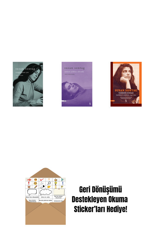 Everest Yayınları Vurgulanan Yer + Satürn Yıldızı Altında + Yeniden Doğan + Okuma Sticker'Ları