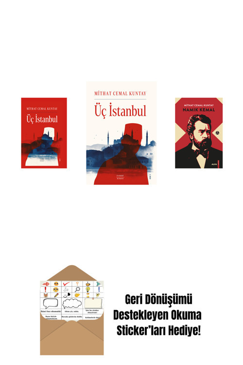 Alfa Yayıncılık Üç İstanbul (Ciltli) + Üç İstanbul + Namık Kemal (Ciltli) + Okuma Sticker'Ları