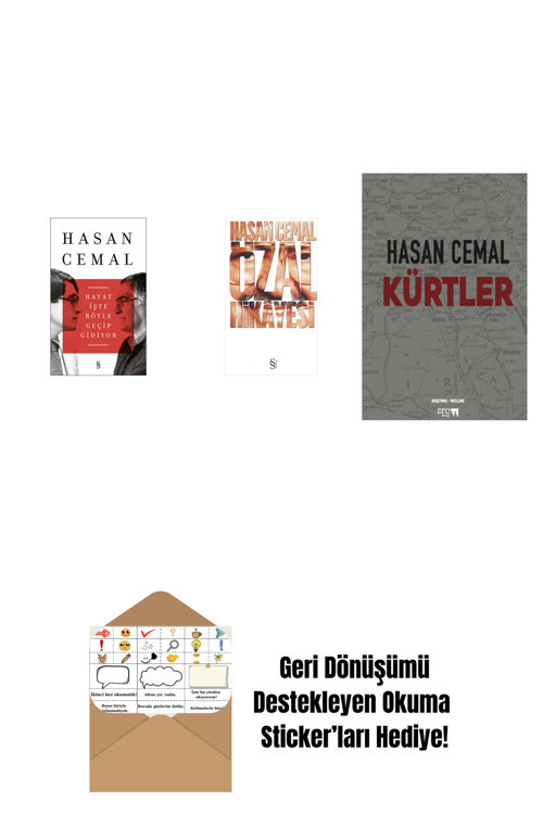 Everest Yayınları Hayat İşte Böyle Geçip Gidiyor + Özal Hikâyesi + Kürtler + Okuma Sticker'Ları