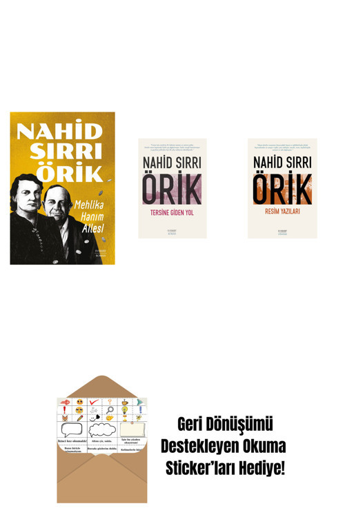 Everest Yayınları Mehlika Hanım Ailesi + Tersine Giden Yol + Resim Yazıları + Okuma Sticker'Ları