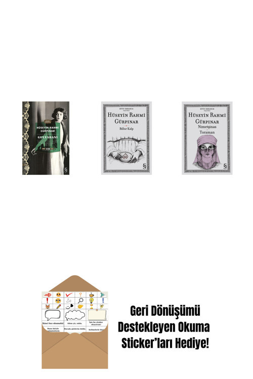 Everest Yayınları Gulyabani (Cep Boy) + Billur Kalp + Nimetşinas - Toraman + Okuma Sticker'Ları