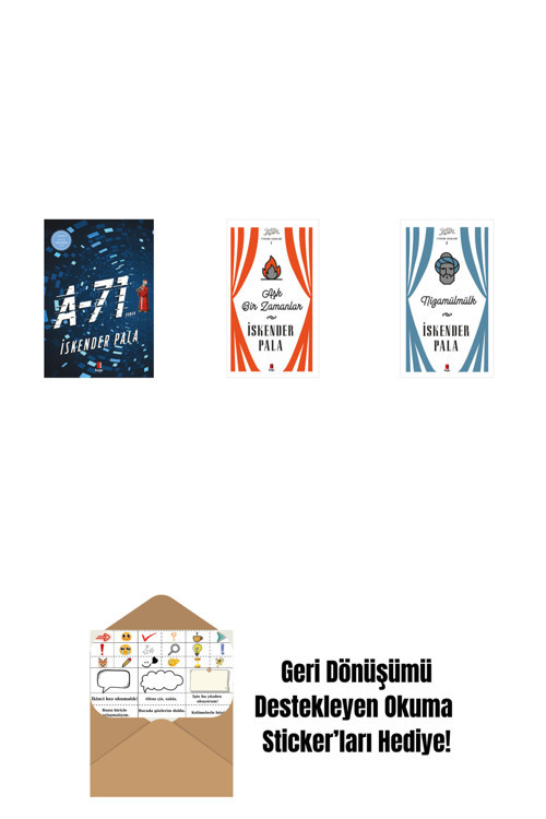 Alfa Yayıncılık A-71 + Aşk Bir Zamanlar (Ciltli) + Nizamülmülk (Ciltli) + Okuma Sticker'Ları