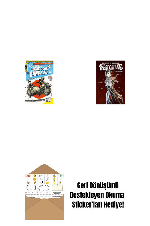 Alfa Yayıncılık Derde Deva Randevu No- 4 + Tabancalı Kız (Ciltli) + Okuma Sticker'Ları