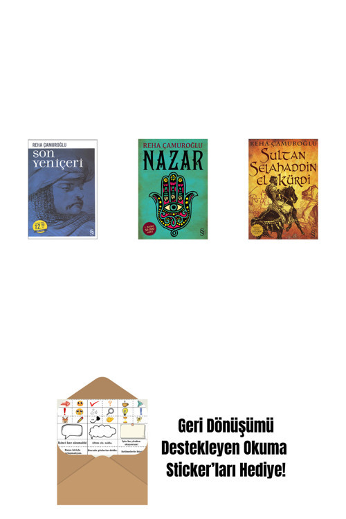 Everest Yayınları Son Yeniçeri (Midi Boy) + Nazar + Sultan Selahaddin El Kürdi + Okuma Sticker'Ları