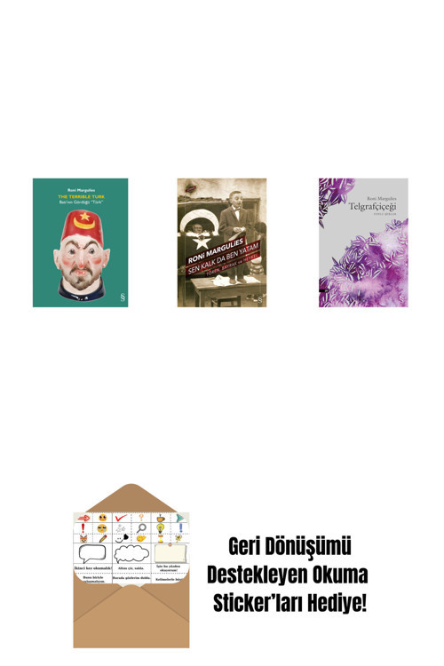 Everest Yayınları The Terrible Turk + Sen Kalk Da Ben Yatam + Telgrafçiçeği + Okuma Sticker'Ları