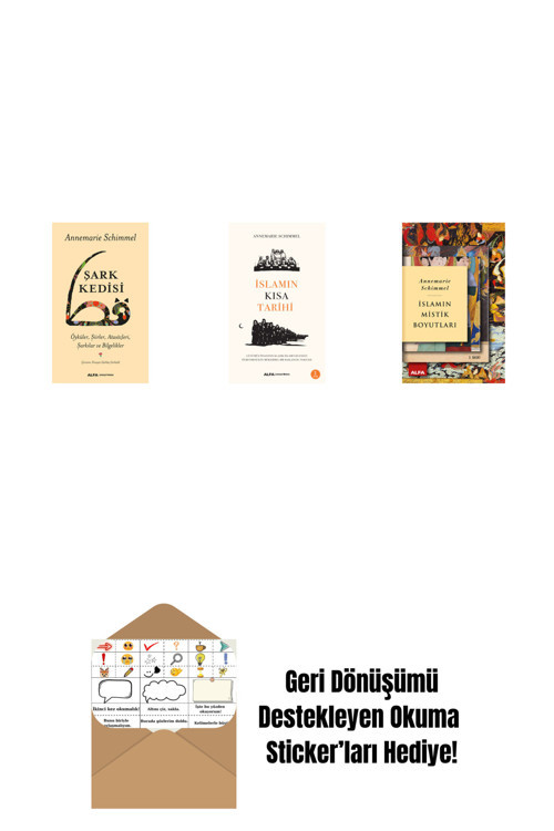 Alfa Yayıncılık Şark Kedisi + İslamın Kısa Tarihi + İslamın Mistik Boyutları + Okuma Sticker'Ları