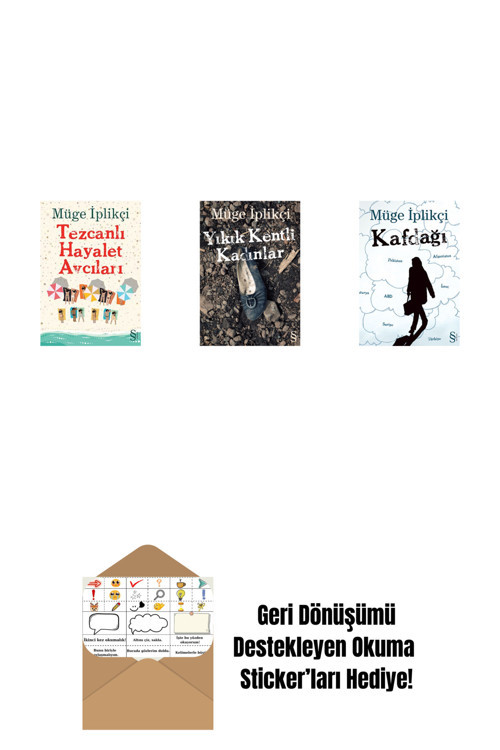 Everest Yayınları Tezcanlı Hayalet Avcıları + Yıkık Kentli Kadınlar + Kafdağı + Okuma Sticker'Ları
