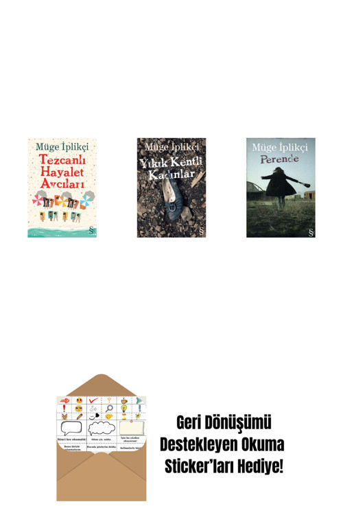 Everest Yayınları Tezcanlı Hayalet Avcıları + Yıkık Kentli Kadınlar + Perende + Okuma Sticker'Ları