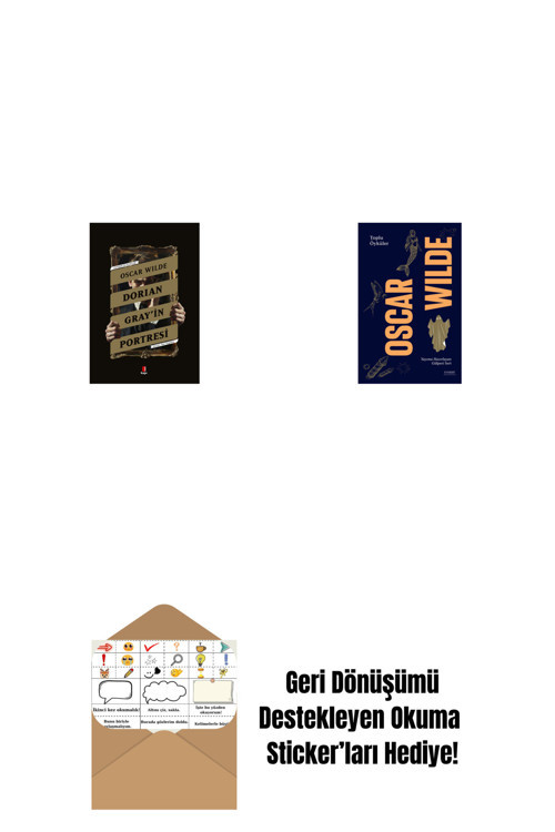 Alfa Yayıncılık Dorian Gray’İn Portresi + Oscar Wilde - Toplu Öyküler (Ciltli) + Okuma Sticker'Ları